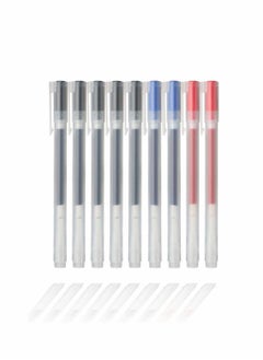 Y&D Muji Gel Ink Ballpoint Pens 0.5mm 3-color set Black-5 Pcs Blue-2 Red-2  - Image 1