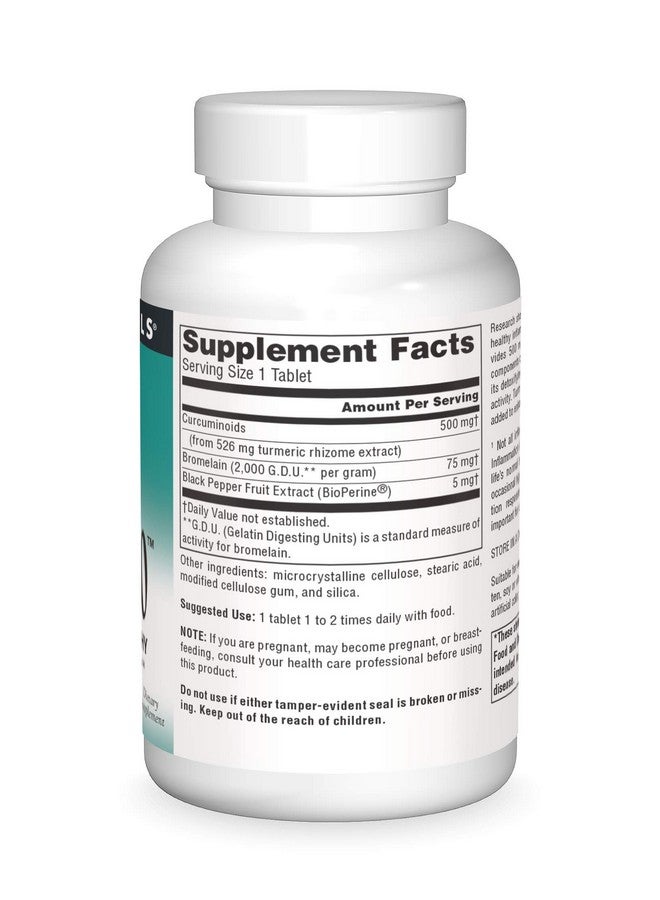 Source Naturals Turmeric, Supports the Body's Healthy Inflammation Response*, 500 mg - 120 Tablets - Image 3
