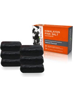 Natural Solution Natural Solution 83226PK Activated Natural Detoxifying Face  Body CleanserShea Butter  Sunflower Seeds Oil52 oz Each 6 Pack Charcoal Soap Bar 6Pack 31 Ounce 