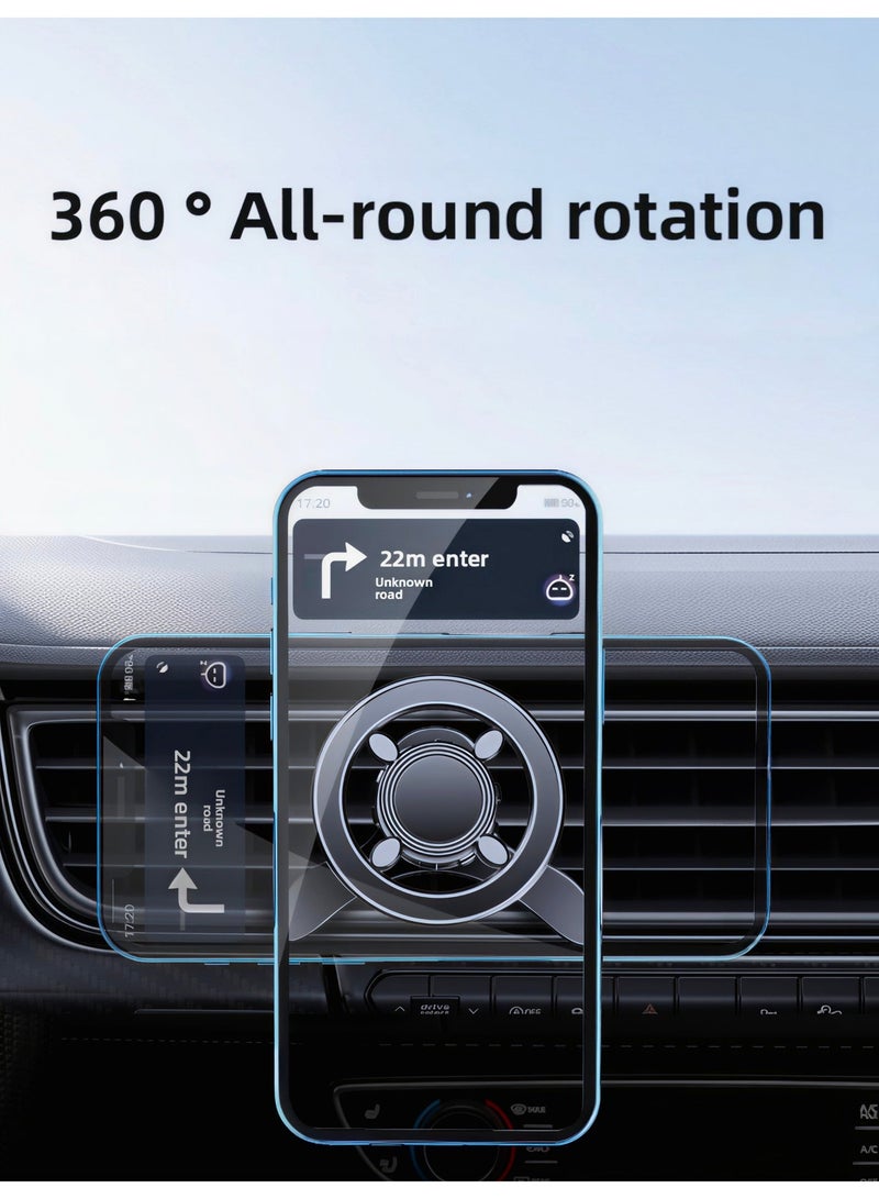 MagSafe Car Mount, Magnetic Phone Holder with 360° Rotation – Air Vent Friendly for iPhone 17/16/15/14/13 ,Samsung Galaxy, MagSafe Cases - Image 3