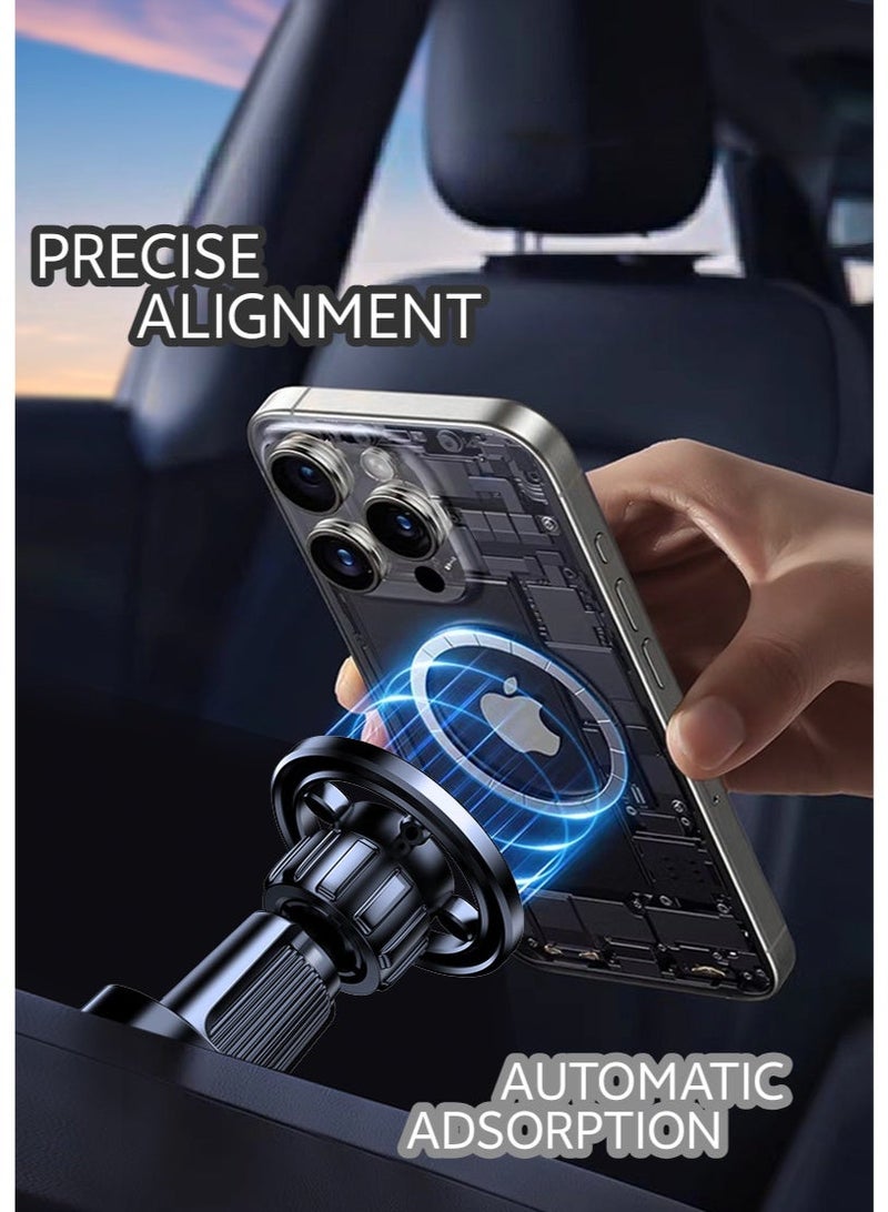 MagSafe Car Mount, Magnetic Phone Holder with 360° Rotation – Air Vent Friendly for iPhone 17/16/15/14/13 ,Samsung Galaxy, MagSafe Cases - Image 4