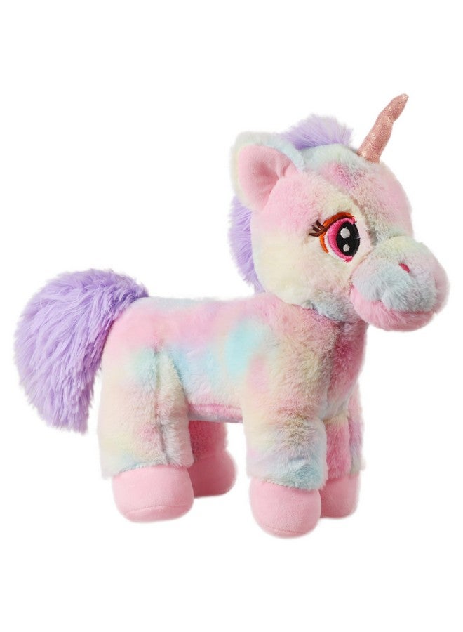 Mirada Enchanting Multicolor Unicorn Soft Toy | Awesome Gift For Girls/Kids | Floppy And Glittery With Sparkling Horn | Soft Stuffed Plush Animal |- 32Cm