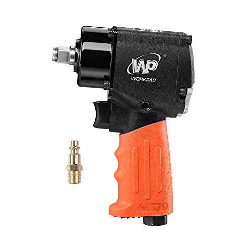 WP WORKPAD WORKPAD 1/2-Inch Mini Air Impact Wrench with Twin Hammers, Pneumatic Tools - Image 2