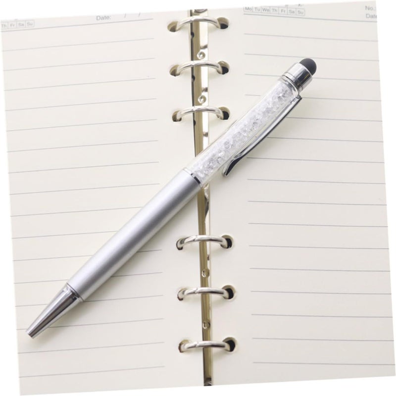 Silver Fine Point Retractable Stylus Pen for Touch Screen Tablets Phones - Image 4