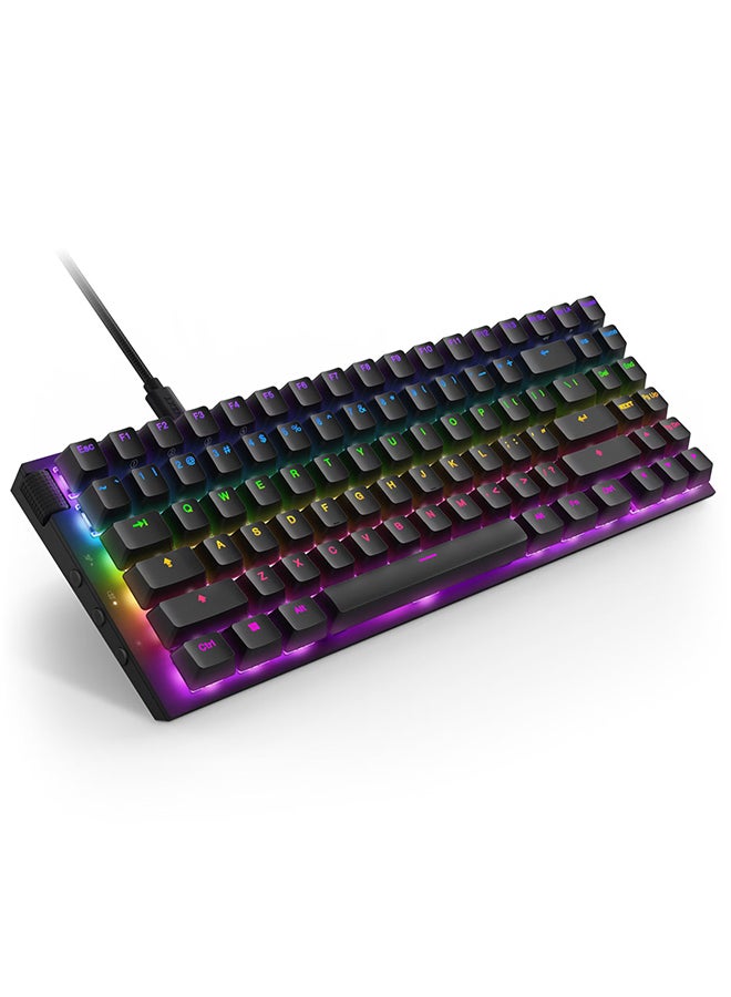 NZXT Function 2 Mini TKL Compact Tenkeyless Optical Gaming Keyboard - Black - Image 3