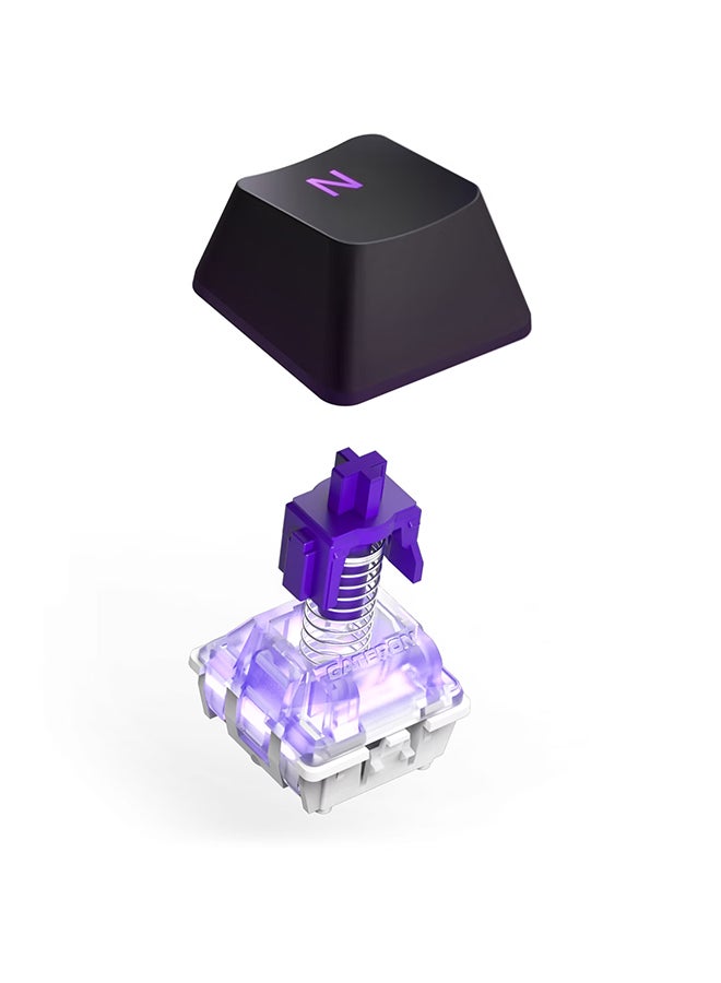 NZXT Function 2 Mini TKL Compact Tenkeyless Optical Gaming Keyboard - Black - Image 5