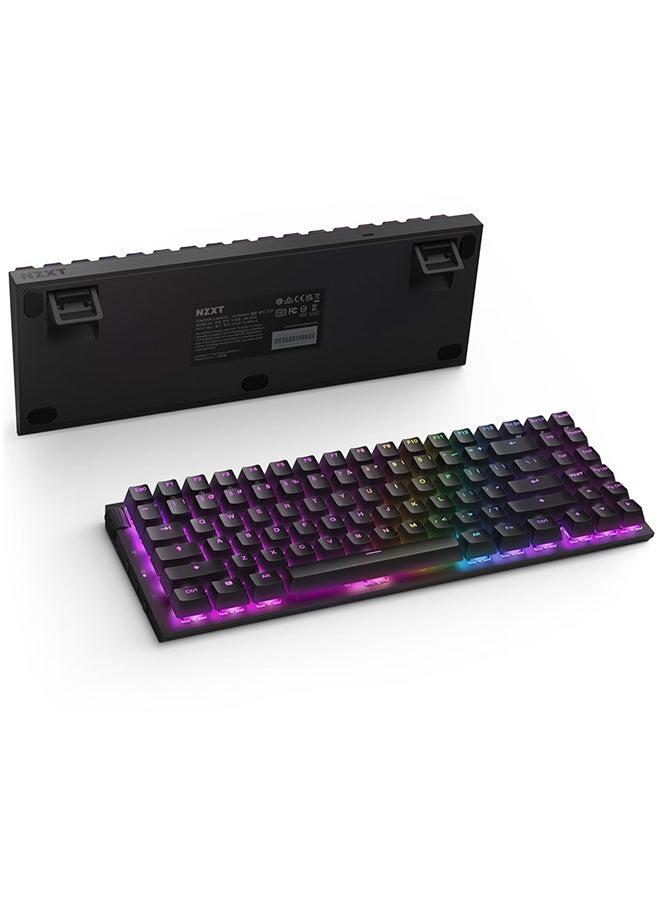 NZXT Function 2 Mini TKL Compact Tenkeyless Optical Gaming Keyboard - Black - Image 4