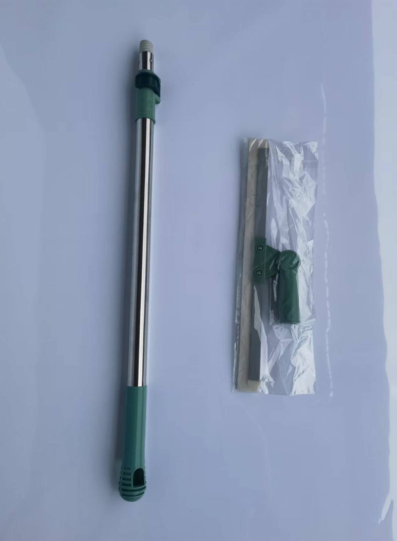 جاسارا متعددة الأغراض اليد المطاط ممسحة نافذة ممسحة مع مقبض طويل - Image 3