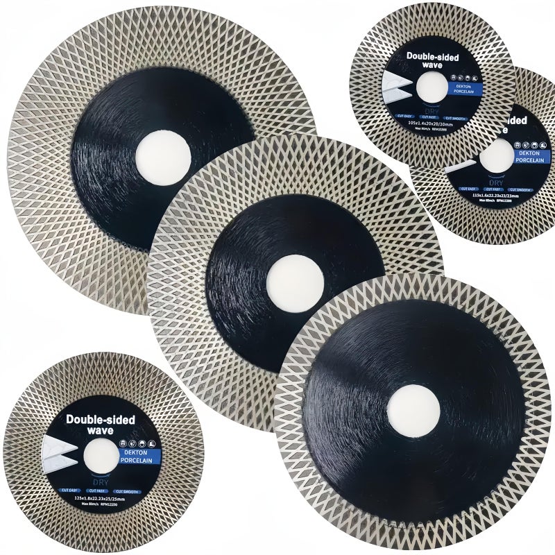125mm قرص قطع مزدوج الجوانب بالماس للرخام والبلاط، دقة عالية، بناء فولاذي متين، قطعة واحدة LD-125 - Image 3