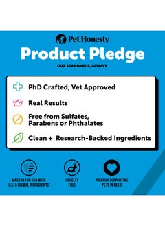 Pet Honesty Chlorhexidine Cat & Dog AntiItch Shampoo, For Allergies, Itching, Dog Skin And Coat Supplement, Helps Shedding, Hot Spots, Deodorizing Dog Shampoo, Dog Grooming Supplies,16Oz  - Image 5