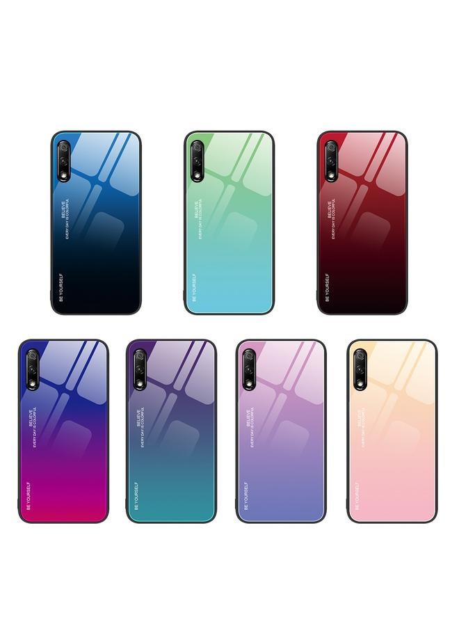 اس-توب جراب هاتف زجاجي متدرج اللون لهاتف Honor 9X - Image 2