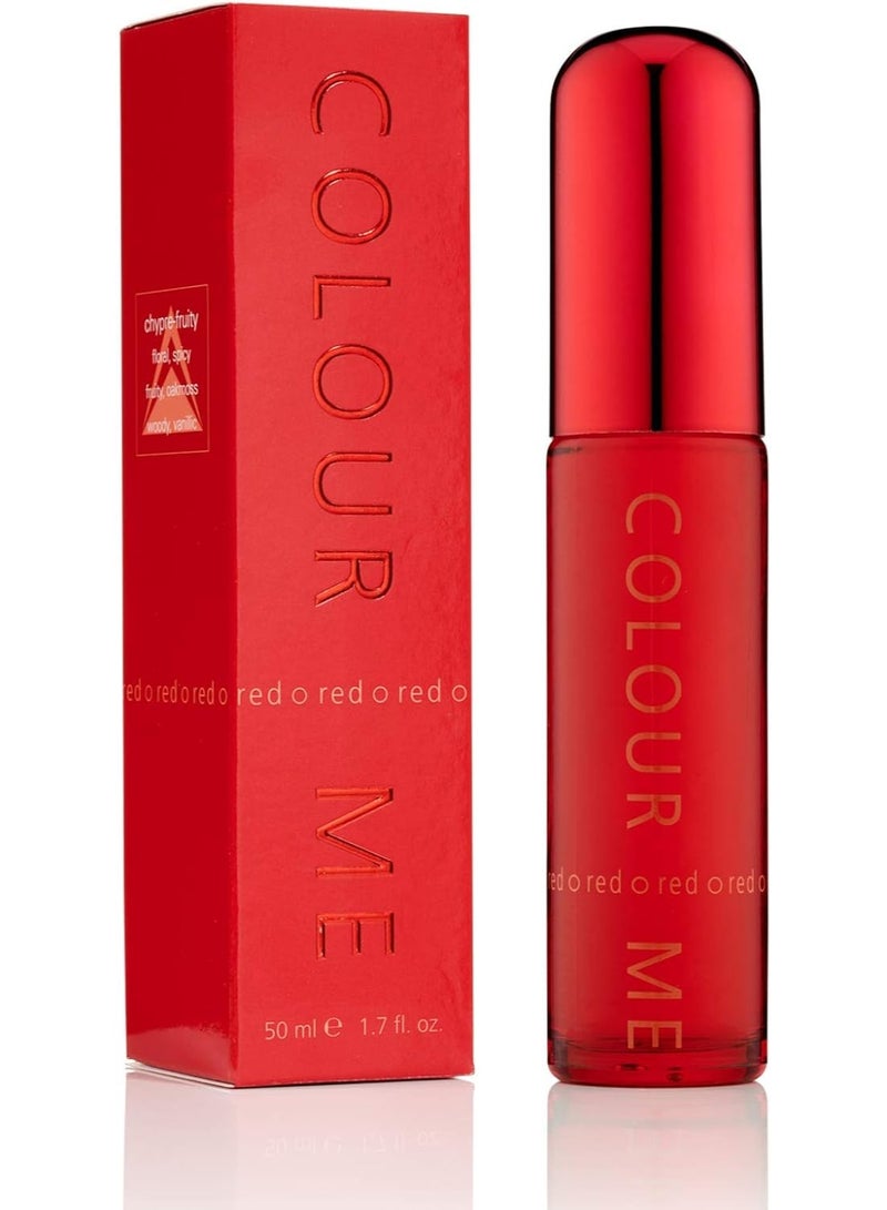 COLOUR ME RED WOMAN EDP 50ML - Image 1