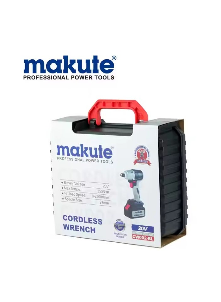 makute 27mm Cordless Impact Wrench With Two Batteries  - Image 3