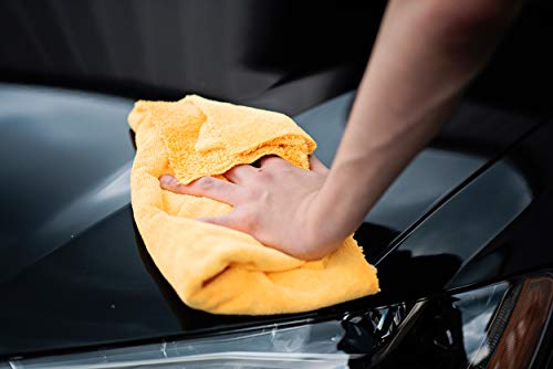 Maxshine 16" x 24" Universal 5-Piece Professional Edgeless Microfiber Towel Set – 380GSM Extra Absorbent & Ultra Plush – Premium Towels for Car Wash, Home Cleaning & Pet Drying - Image 4