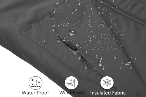 MOERDENG Women's Waterproof Ski Jacket Warm Winter Snow Coat Mountain Windbreaker Hooded Raincoat Jacket - Image 5