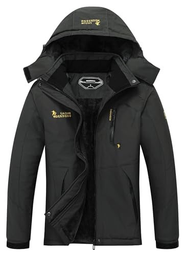 MOERDENG Women's Waterproof Ski Jacket Warm Winter Snow Coat Mountain Windbreaker Hooded Raincoat Jacket - Image 1