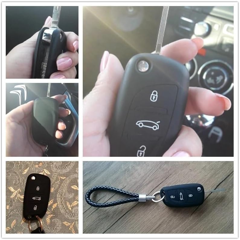 QASULER Silicone Car Key Fob Cover Case - Image 4
