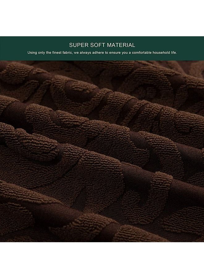 Arabest - One Seater Stretchable Sofa Cover Brown 80-120cm - Image 1