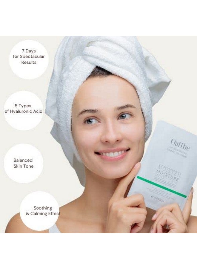 Oattbe Syn Bio Beta Glucan 7 Pack Premium Korean Sheet Masks Instantly Hydrating Face Masks With 5 Types Of Hyaluronic Acid And Antioxidants - Image 2