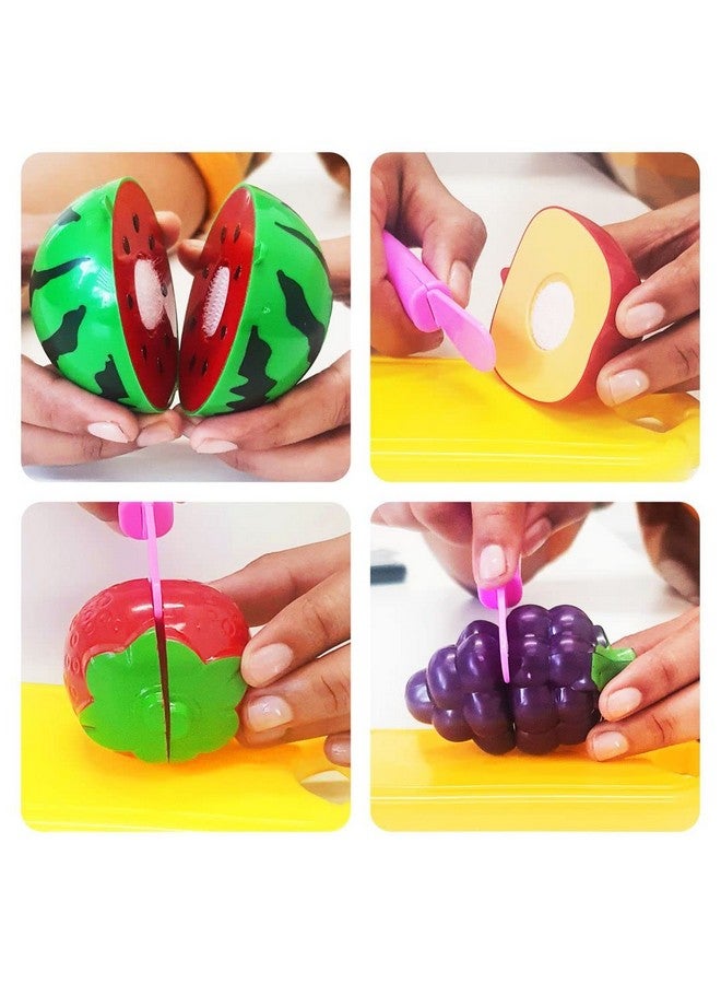 ويبي لعبة تقطيع الفواكه الواقعية من ويبي، 9 قطع (متعددة الألوان) - Image 2