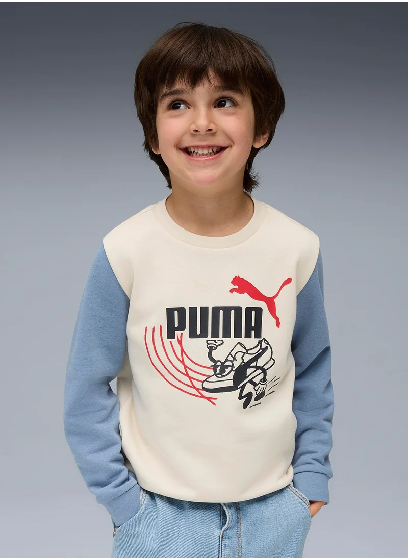 بوما Kids Runners Sweatshirt