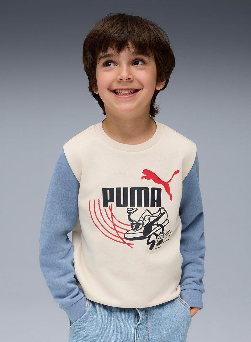 PUMA Kids Runners Sweatshirt - Image 1
