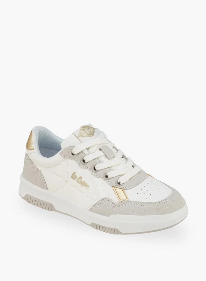 لي كوبر Girls Lace-Up Ankle Sneakers