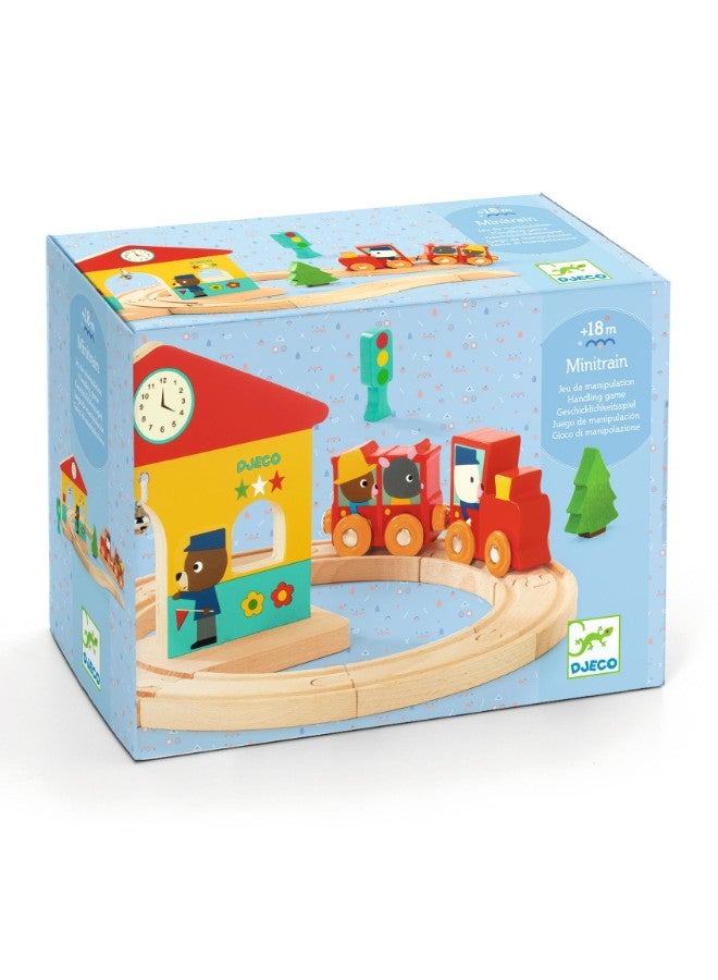 دجيكو مجموعة قطار خشبي مصغر - Image 3