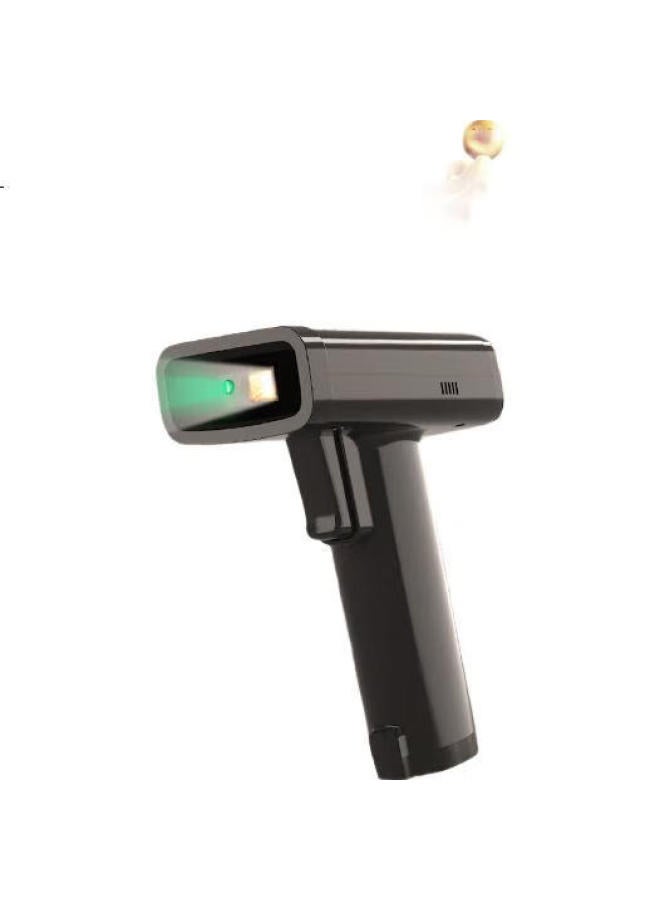 Deli Barcode Scanner 2D Qr Code Scanner Traceability Barcode Scanner Express Logistics Query Product Medical Insurance Payment Barcode Scanner Led Fill Light 14970 Black - Image 3