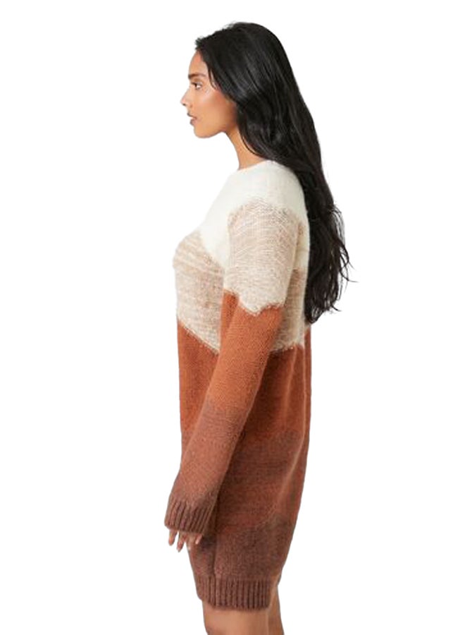FOREVER 21 Chevron Mini Sweater Dress  - Image 4