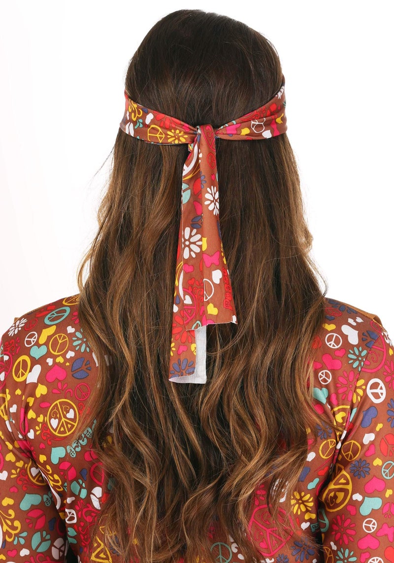 Fun World womens Peace Love Hippie Costume Adult, Multi, Small US - Image 4