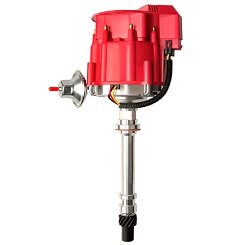 MAS High Performance Professional Racing Hei Distributor Compatible with Chevy/gm SBC BBC Small Block/big Block 65k coil 7500RPM 283 302 307 327 350 396 400 402 427 454 V8 PC6001A HEI JM6500R PE350R - Image 1