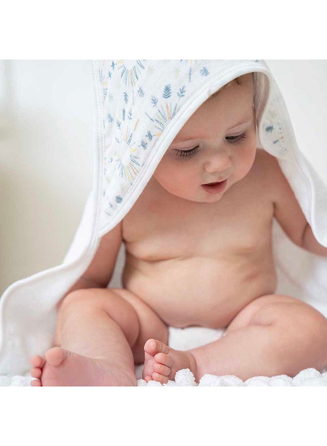 aden + anais Pack of 2 Essentials Hooded Baby Bath Towel, Super Soft 100% Cotton, Harmony - Image 3