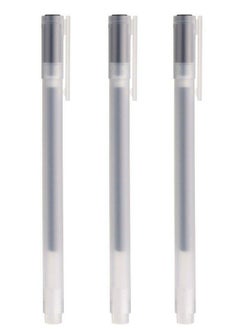 MUJI Gel Ink Ball Point Pen Black 0.38Mm Pack Of 3 (Japan Import)  - Image 2