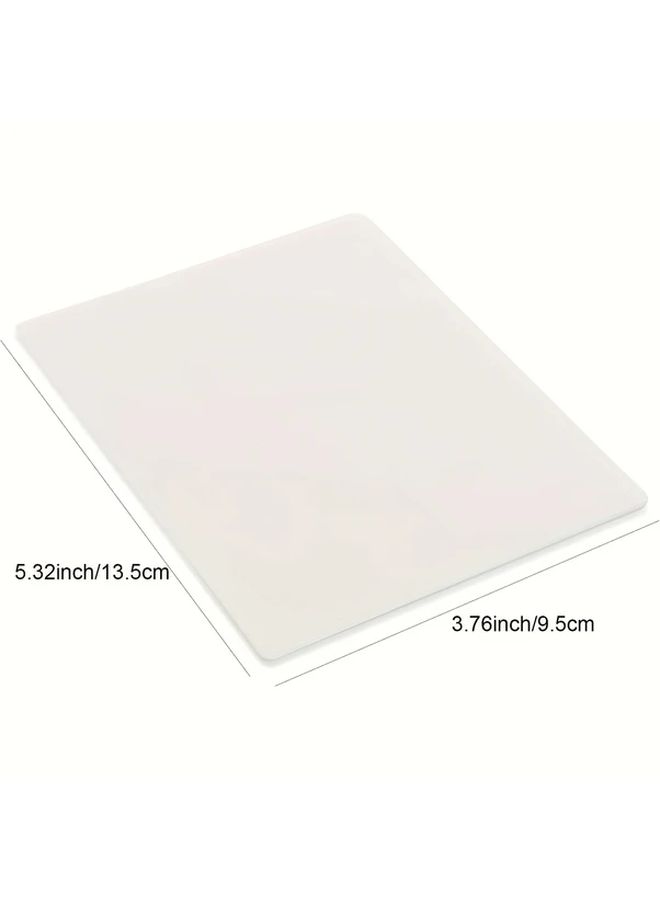 100 Transparent Heat Seal Plastic Sheets Waterproof High Durability Laminating Film For Photos Documents Protection No Yellowing Easy Clean - Image 2