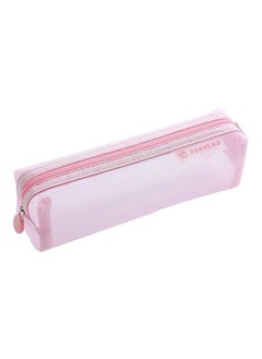 Loquat Mesh Pencil Case Pink  - Image 1