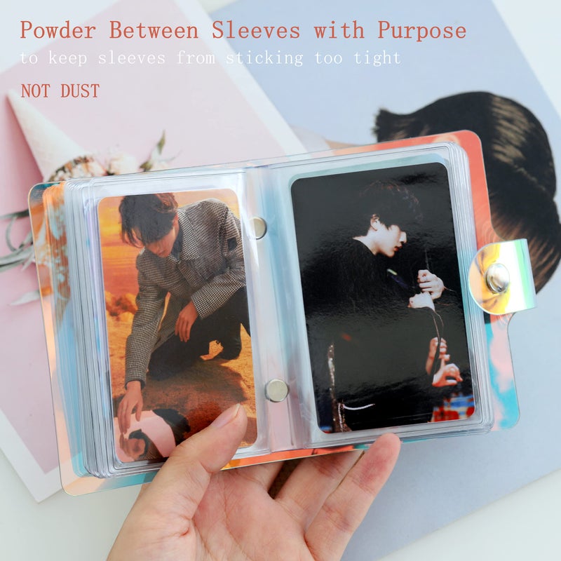 FENKON 2-Pack Small Photo Album 2x3 Compatible with Fujifilm Instax Mini Film/Polaroid Film/Kpop Photocard Credit Card Holder for Women Girl Birthday Gift (36 Pockets) - Image 5