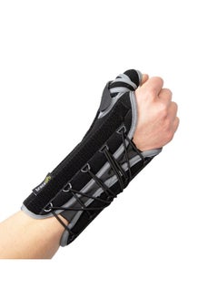 BraceUP Quick Wrap Wrist and Thumb Brace - Wrist Brace with Thumb Support for Thumb Spica Splint, Dequervains Tendonitis Wrist Brace with Thumb Stabilizer (Right Hand)  - Image 1