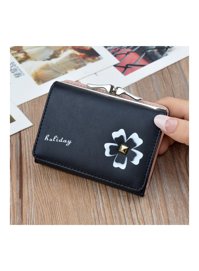 NIBEMINENT Holiday Printed Wallet Black 