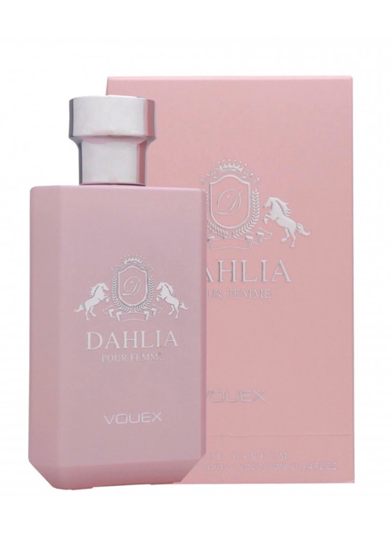 VOUEX DAHLIA POUR FEMME Eau de Parfum for Women - 100ml | Long-lasting Floral Fruity Fragrance  - Image 1