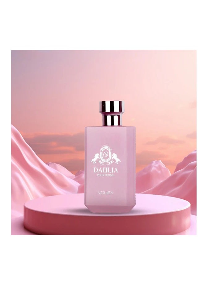 VOUEX DAHLIA POUR FEMME Eau de Parfum for Women - 100ml | Long-lasting Floral Fruity Fragrance  - Image 2