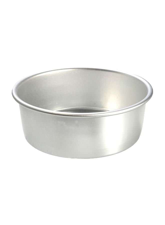 NIBEMINENT Non-Stick Round Cake Mould Silver 20x7.5cm
