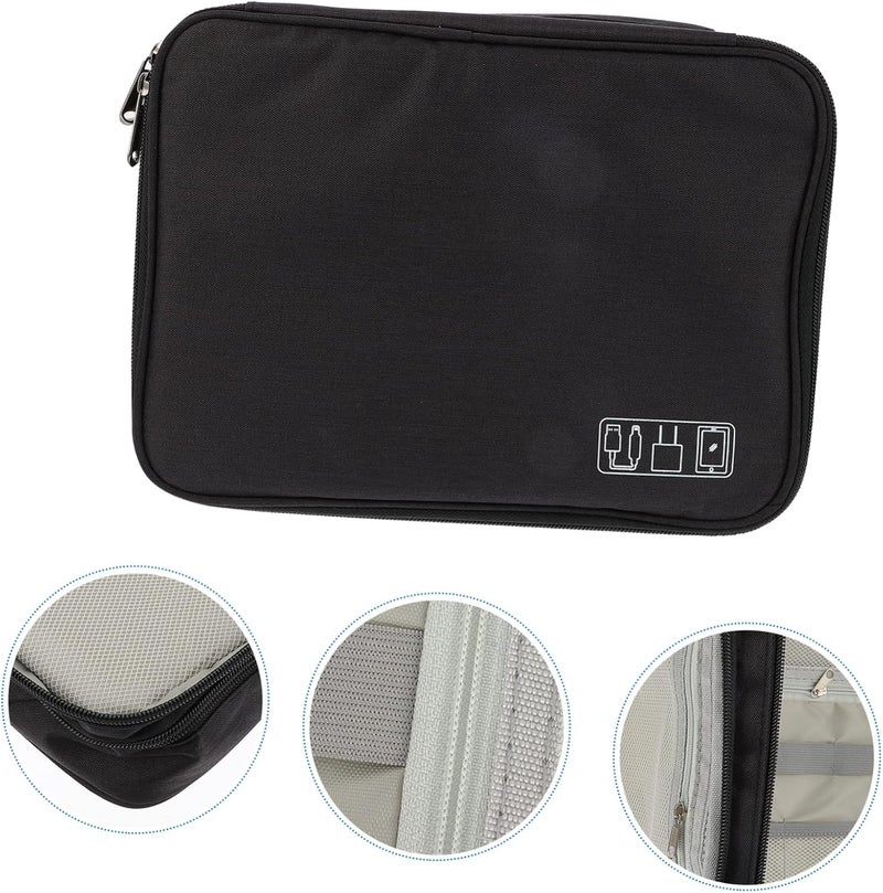 jojofuny Multipurpose Data Cable Travel Organizer Zipper Pouch u Disk Pouch Earphone Bag Case - Image 5