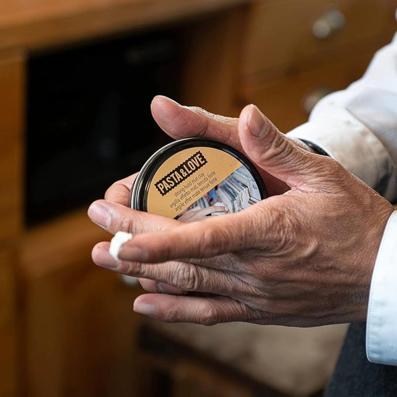 Davines Pasta & Love Men's Strong Hold Styling Clay, Matte Effect Styling With Definition And Lasting Hold, 50 ml - Image 5