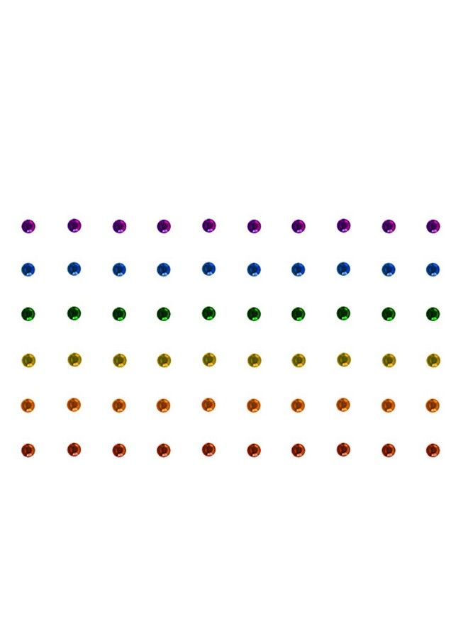 Comet Busters Fancy Multicolor Stone Bindi (2 Mm) (Bin1017) - Image 2