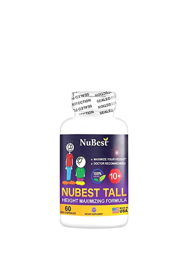 NuBest تركيبة النمو الطبيعي الأقصى - 60 كبسولة