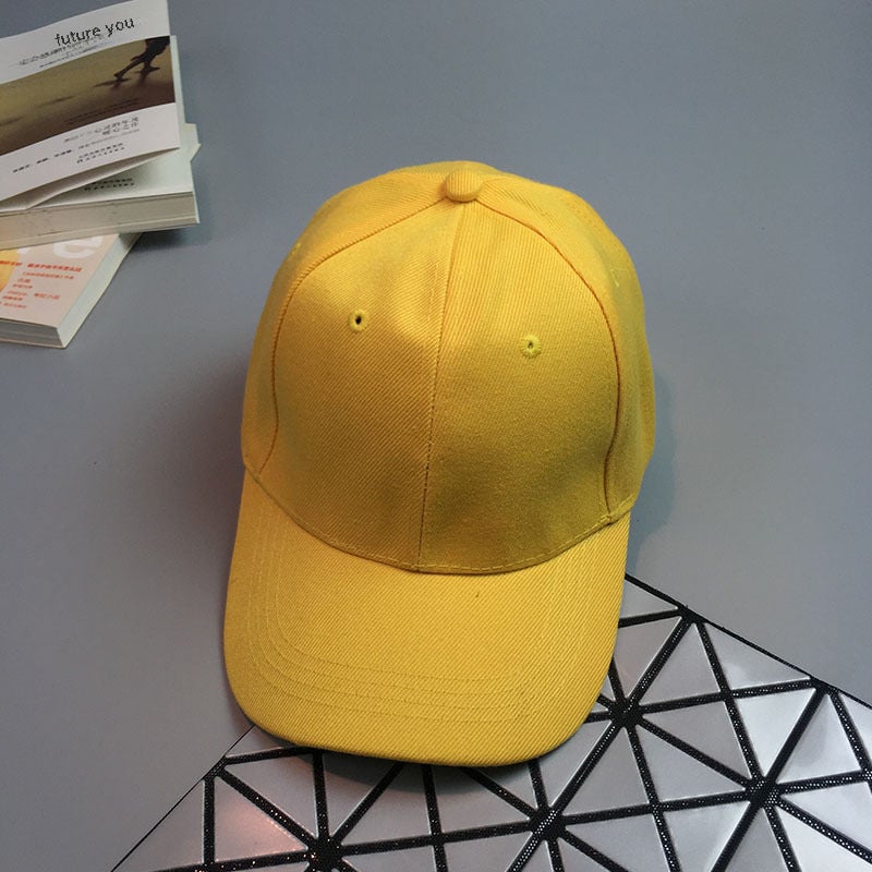 Korean Ulzzang Solid Curved Cap Unisex Baseball HatB13204 feather Green Cap Yellow B13204 feather Green Cap Yellow 