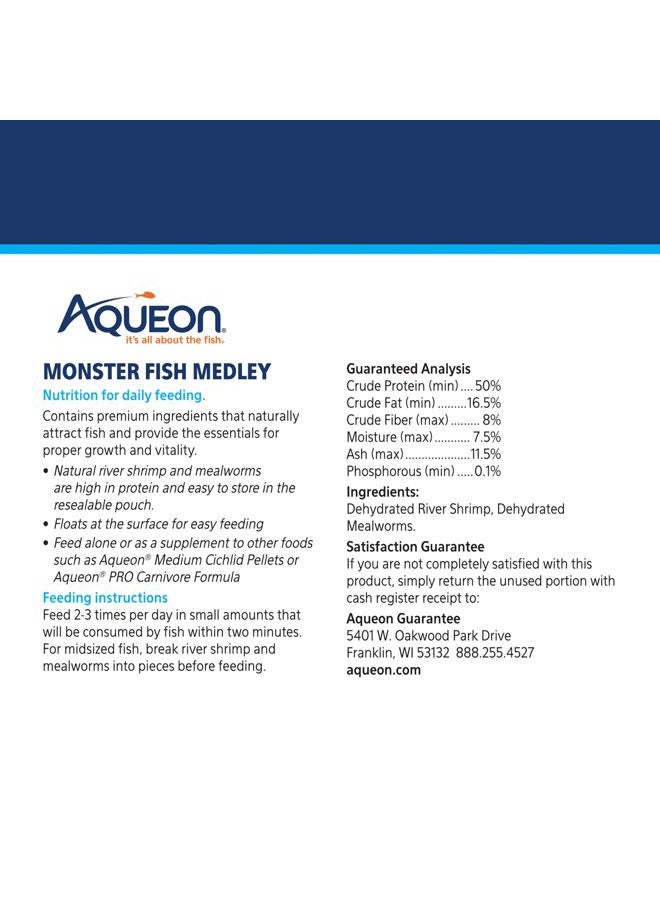 Aqueon Monster Fish Medley 3.5 Ounces - Image 3