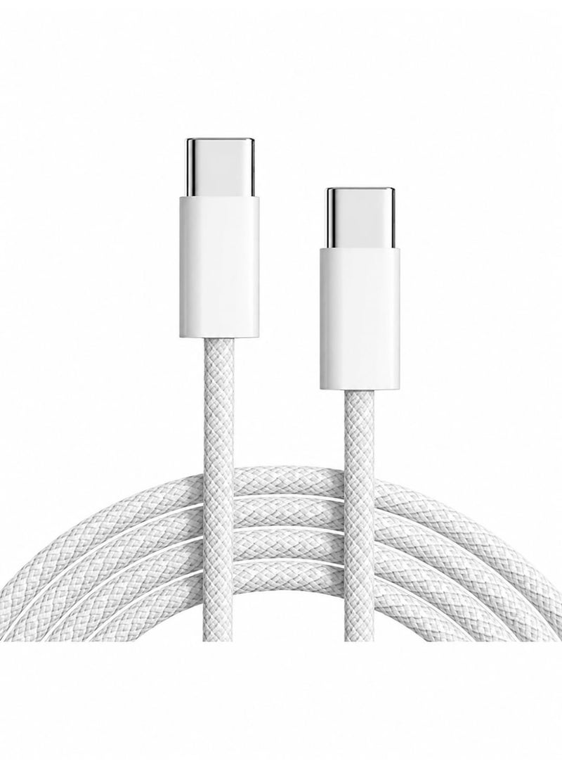 ZEROSPACE USB-C to USB-C Charge Cable 1m White - Image 1