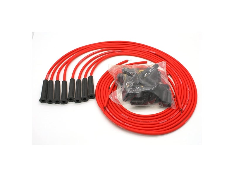 Pertronix 808480 Flame-Thrower Red Universal 180 Degree 8mm 8 Cylinder Spark Plug Wire - Image 2